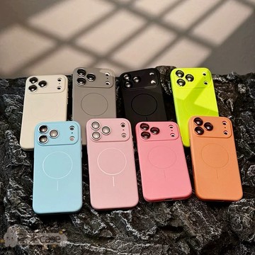 Ai拍照按鍵 液態矽膠 膚感 不沾指紋 適用iPhone17 16 15 14 13 12 Pro Max 全包 手機殼