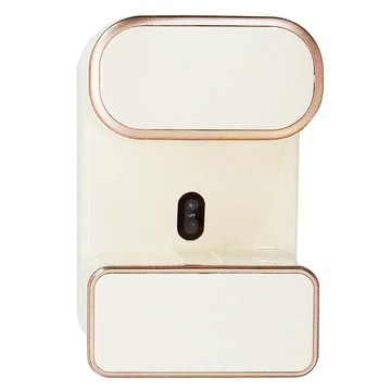 西格傢飾 智能感應擠牙膏牙刷消毒架 米色 ABS+PS+PC+矽膠+UVC燈  1個