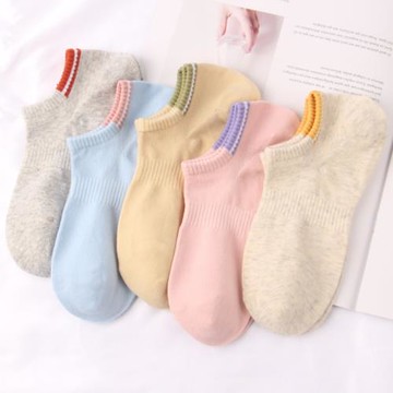 女士春夏薄棉隱形船襪淺口低幫短襪棉質運動襪防滑不掉跟ins潮流