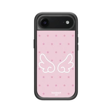 iPhone Air Mod NX -邊框背蓋組合 (相機按鈕) 黑 - Knock Knock A2Z - 霓虹邱比特