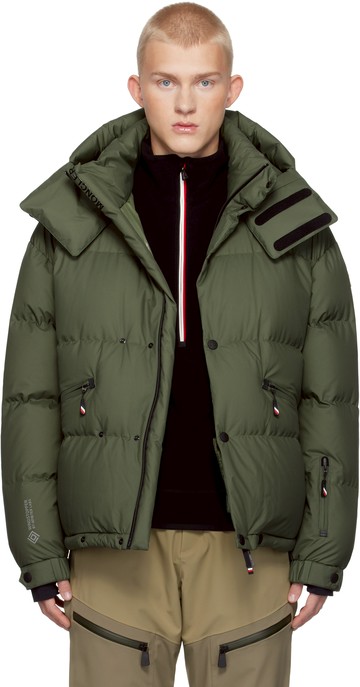 Moncler Grenoble 绿色 Coraia 羽绒夹克