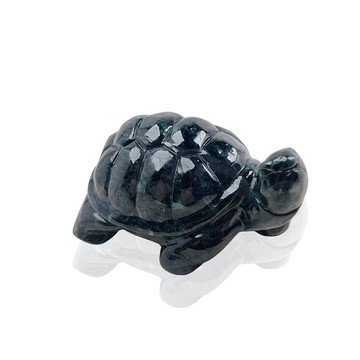 【吉祥‧長壽】老花青翡翠烏龜擺飾 | 天然緬甸玉翡翠A貨 | 送禮