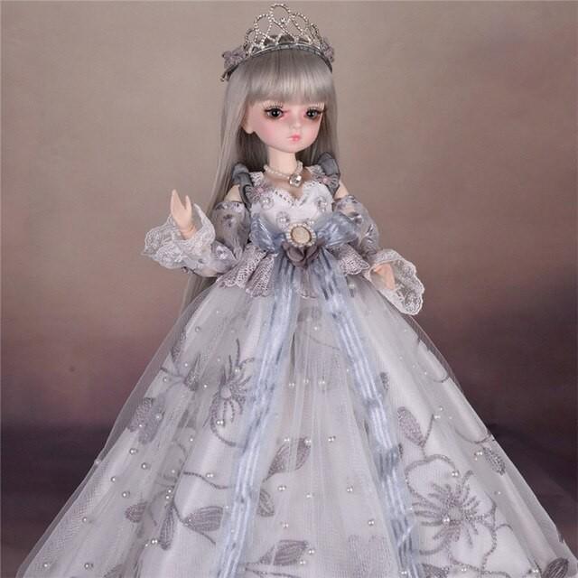 球体関節人形 BJD 女の子 人形 ドレス 着せ替え カスタムドール