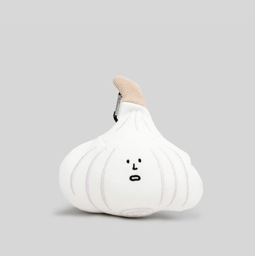 【家寵LOVEHOME】 LOVEHOME 超醜蔬菜水果吊飾鑰匙圈 - 大蒜