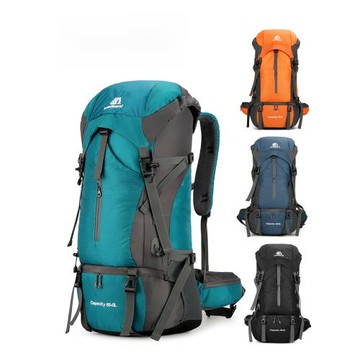 戶外大容量登山包65+5升多功能露營帳篷徒步防潑水旅行雙肩背囊包