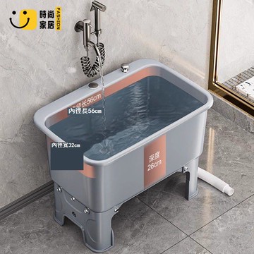 免運 拖把池 陽台拖把池 家用拖把池陽臺高腳洗拖布地盆衛生間墩布拖布池移動水池水槽池子