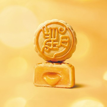 【望月 Patisserie La Lune - 台灣】流心奶黃月餅 (4入)  (冷凍宅配｜冷凍保存)