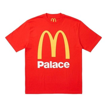 Palace x McDonald's Logo T-shirt 'Red'