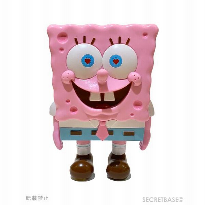 スポンジボブ SPONGEBOB FULL COLOR PINK with Heart eye Ver