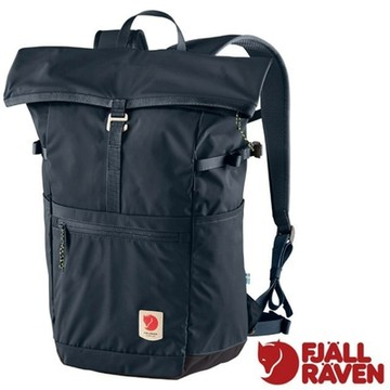 【Fjallraven 北極狐】High Coast Foldsack 24L 輕量多功能日用後背包.電腦書包_23222-560 海軍藍