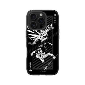 iPhone 16 Pro Clear 酷墨灰 - Batman 蝙蝠俠 - 小丑與蝙蝠俠撲克牌