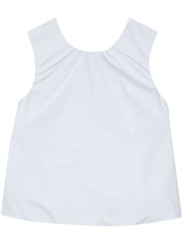 Sofie D'hoore - cotton crop top - women - Cotton - 40 - Blue