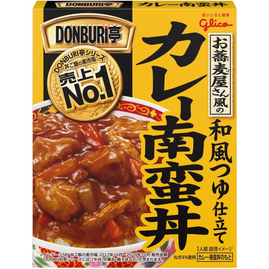 江崎グリコ DONBURI亭 お蕎麦屋さん風のカレー南蛮丼 165g ×10個