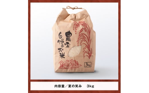 永友農園産「夏の笑み」3kg　 [E10609]