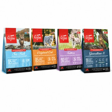 【哈哈窩】Orijen歐睿健 貓飼料-六種鮮魚 極緻愛貓守護 極緻鮮雞幼貓 鮮雞愛貓 340g