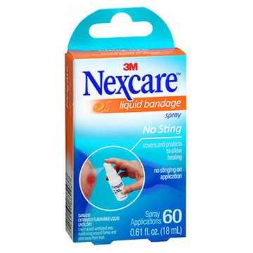 Nexcare No Sting Liquid Bandage Spray 0.61 oz by Nexcare
