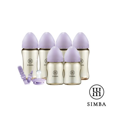 小獅王辛巴 咬咬喝喝進階組！新生起手包(扭扭奶嘴組)