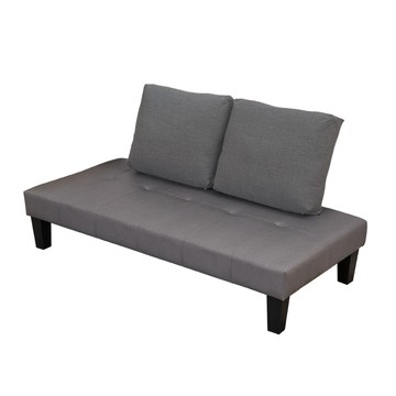 【UHO】極簡風格多用途沙發床/懶人床(有抱枕、無電源插座)83灰