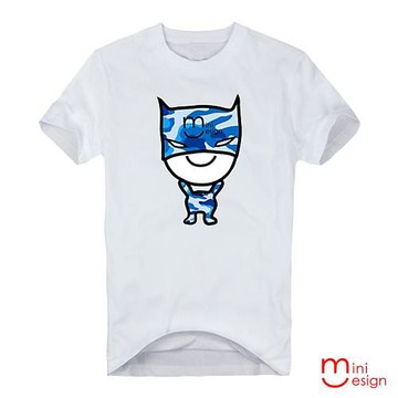 Minidesign-迷彩BATMAN公仔潮流設計短T 五色