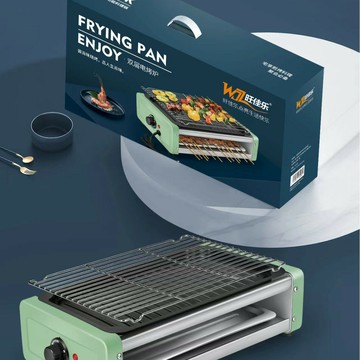 新品上市 家用多功能電燒烤爐電烤爐電烤盤電燒烤架烤串機批發 幸福驛站