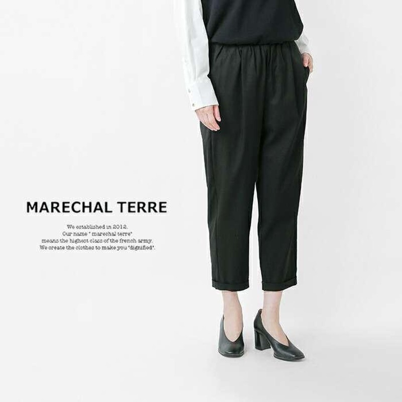 ☆】MARECHAL TERRE マルシャルテル テンセルツイルウエストギャザー