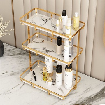 收納架 浴室毛巾架 置物架 衛生間放置架浴室三角置物架化妝品收納架多層廁所洗手間衛浴架子