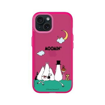 iPhone 15 Clear 粉漾桃 - Moomin - Moomin-背影