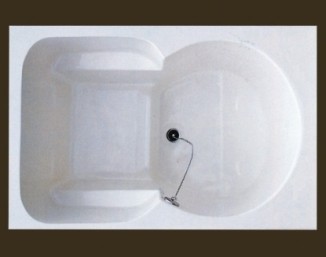 【麗室衛浴】BATHTUB WORLD 壓克力座式浴缸H-250 1200*800*700mm