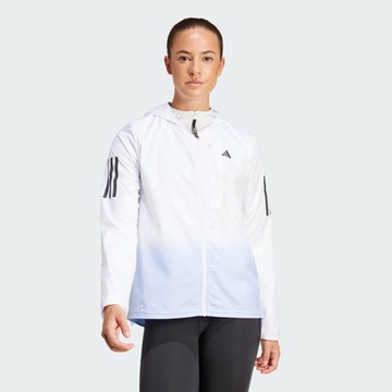 ADIDAS 愛迪達 阿迪達斯 日常跑步 反光 撞色 女運動外套-白色 OTR B CB JKT W-JC9895