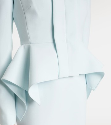 Roland Mouret Peplum crêpe blazer