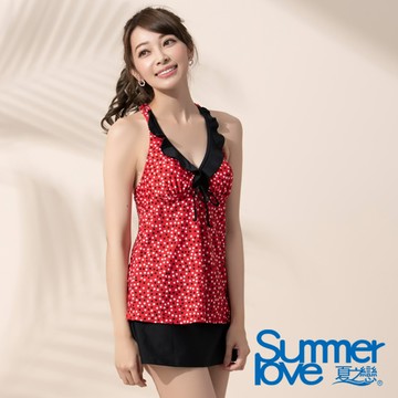 夏之戀SUMMERLOVE大女長版二件式E17792