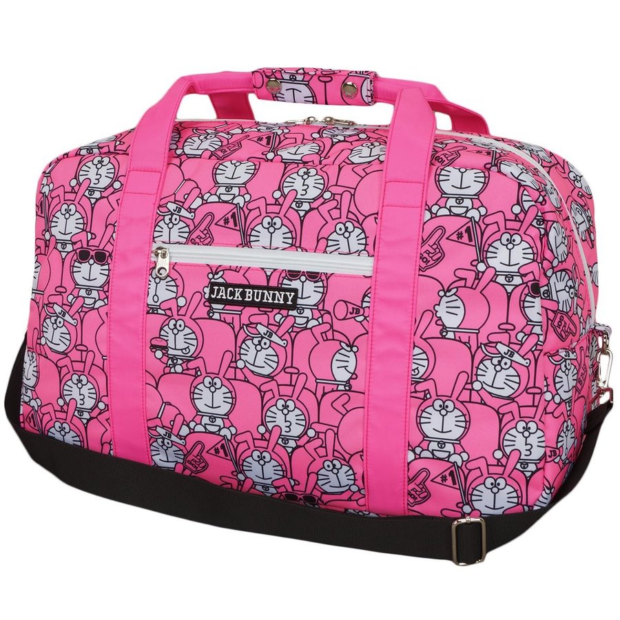 JACK BUNNY ジャックバニー×ドラえもん ボストンバッグ ピンク JACK BUNNY ジャックバニー×ドラえもん ボストンバッグ ピンク