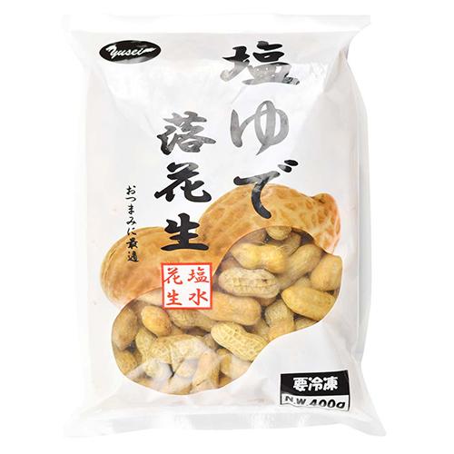 友盛貿易 冷凍塩ゆで落花生 400g