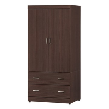 AS DESIGN雅司家具-格瑞尼胡桃3×6尺衣櫃-81.3×60×179cm