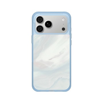 iPhone 18 Pro Max SolidX 晴空藍 - 石紋與渲染 / Marble & Dreamy Gradient - 初戀