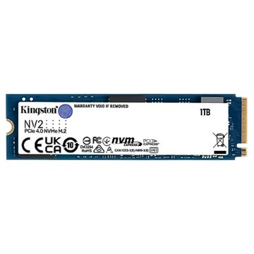 Kingston 金士頓 NV2 Gen4 PCIe SSD 固態硬碟 讀取速度達3500MB/s 寫入速度達2100MB/s 1TB  SNV2S
