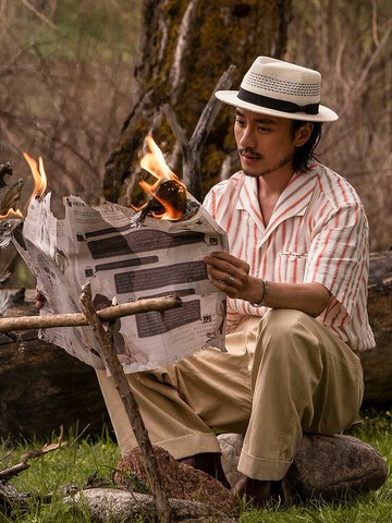 SOARIN復古純棉條紋休閒襯衫(2426C292)