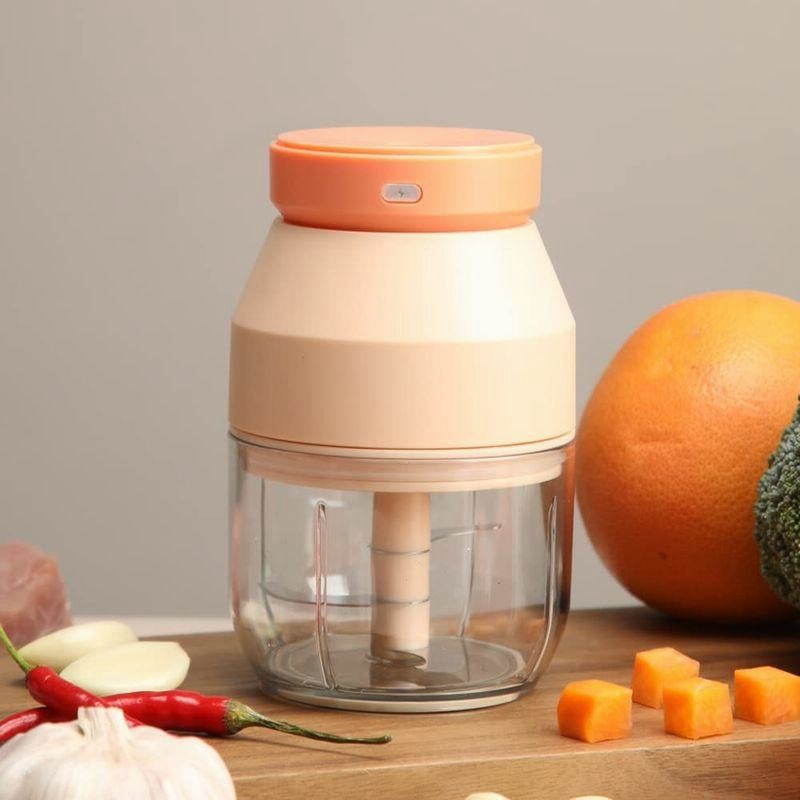 みじん切り器 チョッパー 肉 野菜 カッター フードプロセッサー 電動 USB充電式 コードレス コンパクトミニ 収納便利 水洗える ワンボ 通販  LINEポイント最大0.5%GET LINEショッピング
