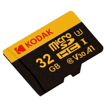KODAK 柯達 UHS-I U3/V30/A1 MicroSD 高速記憶卡 黑色  1個  32GB