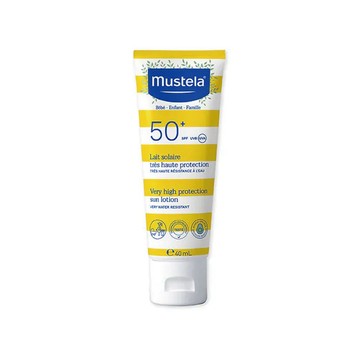 Mustela 慕之恬廊 SPF50+高效全護防曬乳40ml｜無香精【悅兒園婦幼生活館】