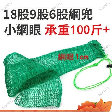 全網最低價🔥編織網魚護兜 養魚兜裝魚袋漁護漁具加厚小網眼魚護網兜網袋釣魚網袋魚護束口網兜 便攜式網兜 裝魚網 釣魚網漁