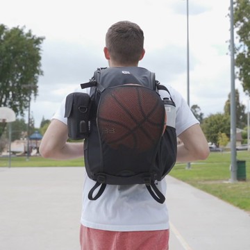 多功能防水運動雅趣包-紐西蘭黑