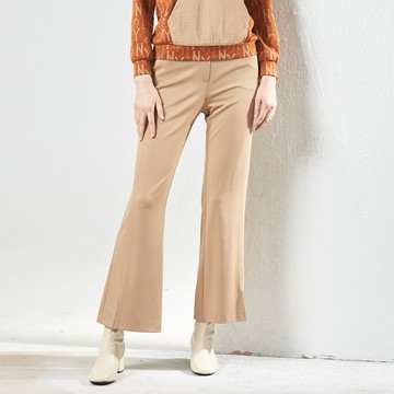 CLL巧玲瓏 都會儷人配色織帶喇叭褲 5551412