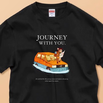 Journey with you / 安心品質 / 經典純棉T恤