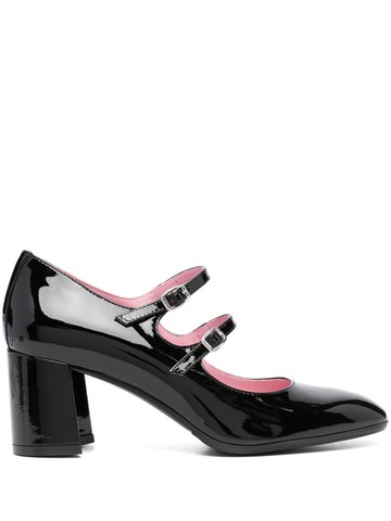 Carel Paris - Alice 60mm leather Mary Jane shoes - women - Calf Leather/Patent Calf Leather/Rubber/Calf Leather - 38 - Black