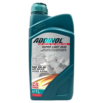 ADDINOL SUPER LIGHT 全合成機油  5w40  1瓶  1L