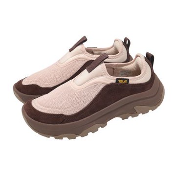 Teva 登山鞋 W Hurricane Daybreaker Slip On 女鞋 棕粉 麂皮 套入式 戶外 1172954DMH