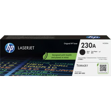 HP 230A 黑色原廠 LaserJet 碳粉匣(W2300A) For HP LaserJet  4203 / 4303