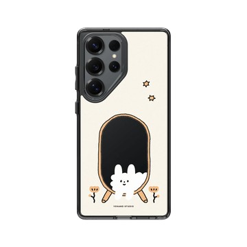 Galaxy S25 Ultra Clear 酷墨灰 - 右手超人 - 狗狗雲照鏡子