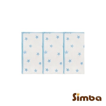 小獅王辛巴 極柔感印花紗布手帕(3入)【會員專屬】